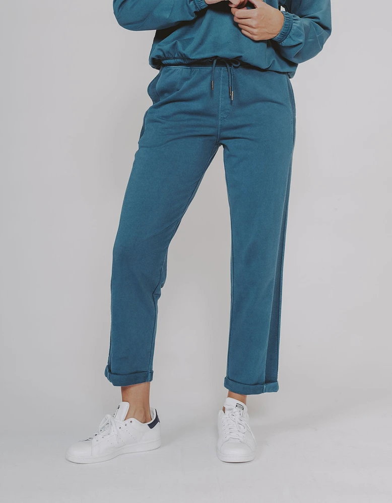 Classic Terry Looped Sweatpant Teal