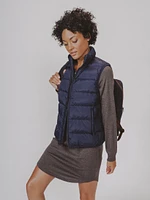 Women's Puffer Vest Navy