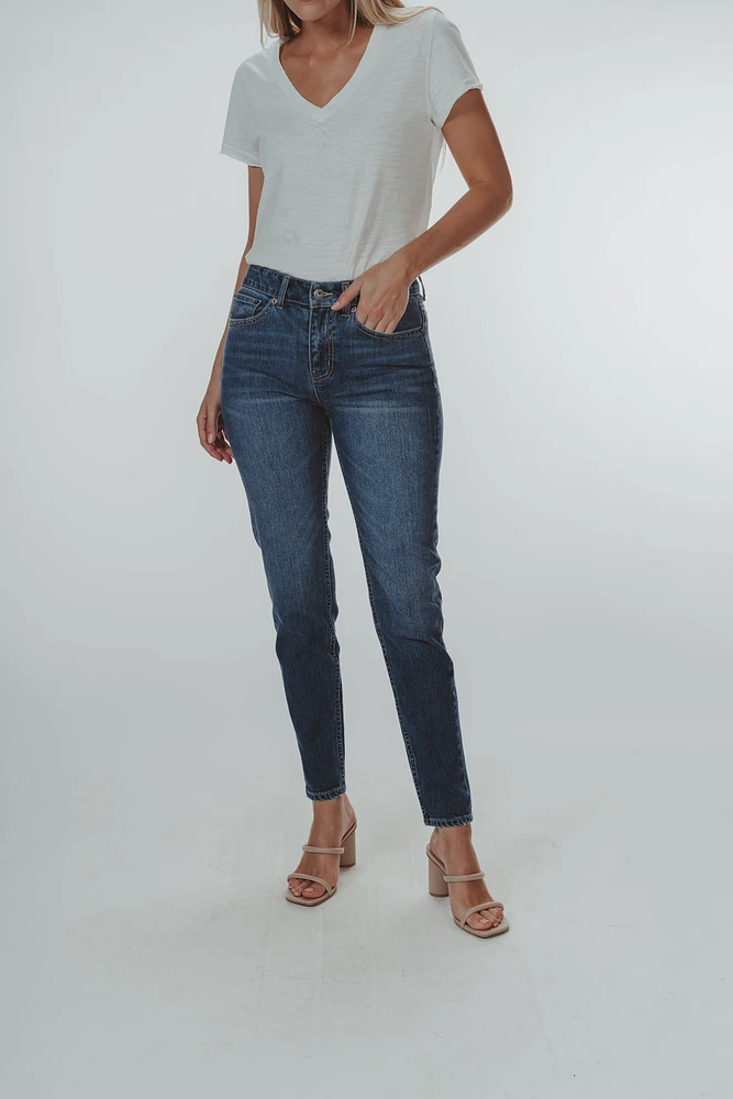 Mid-Rise Normal Jean Medium Blue