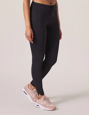 Drawcord Legging Black