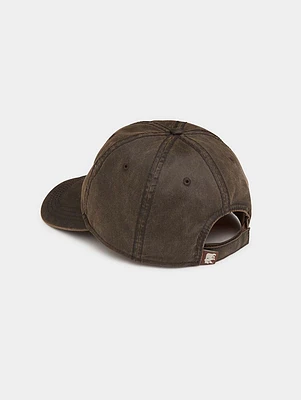 Waxed Canvas Cap in Brown