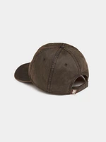 Waxed Canvas Cap in Brown