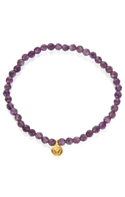 Satya Amethyst Mini Lotus Bracelet