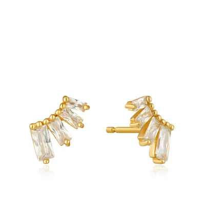 Ania Haie Gold Glow Bar Studs