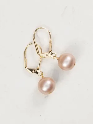 Holly Yashi Latte Classic Pearl Earrings