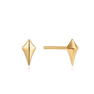 Ania Haie Gold Diamond Shaped Studs