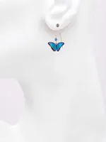 Holly Yashi Ultra Violet Petite 'Bella' Butterfly Earrings