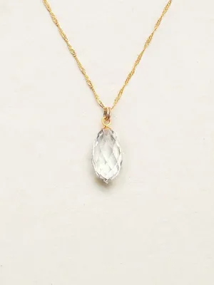 Holly Yashi Clear Gold 'North Star' Pendant Necklace