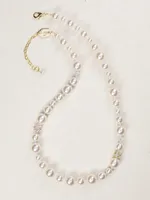 Holly Yashi White Classic Pearl Necklace