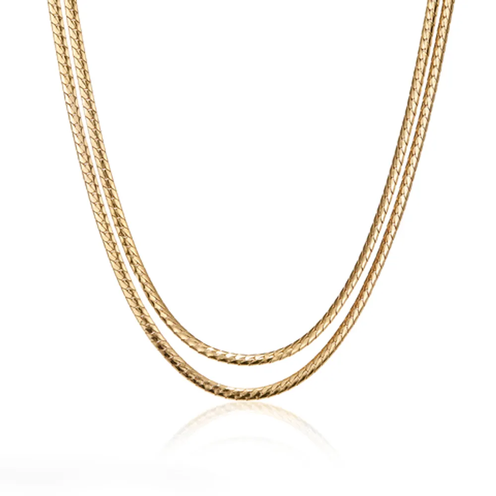 Jenny Bird Gold 'Priya' Double Strand Necklace