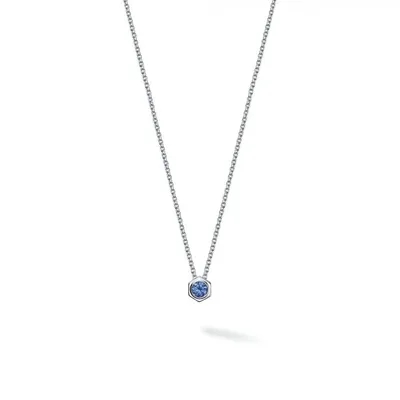 Birks Sterling Sapphire Bee Chic Necklace