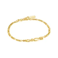 ANIA HAIE FIGARO CHAIN LINK BRACELET GOLD