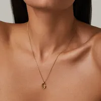 Jenny Bird Gold Monogram Necklace 'G'