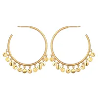 Satya Gold Moon Phase Hoops