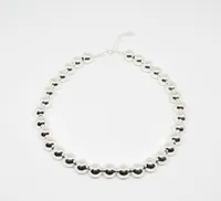 Marseille Sterling Extra Large 10mm Ball Necklace