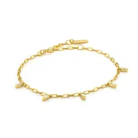 ANIA HAIE GOLD GLOW DROP BRACELET