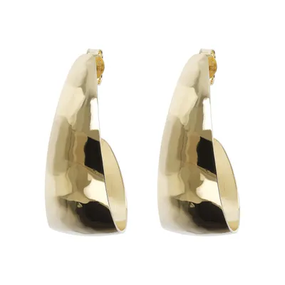 Etrusca Hammered Curl Earrings