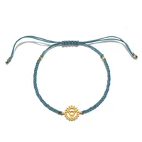 Satya Open Communication Throat Chakra String Bracelet