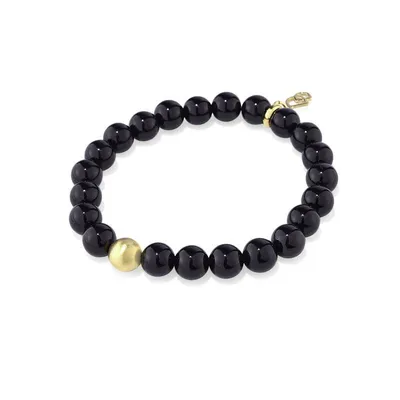 Dean Davidson Black Onyx Ethos Stretch Bracelet