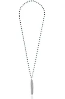 Satya Turquoise Sterling Silver Solace of Spirit Tassel Necklace