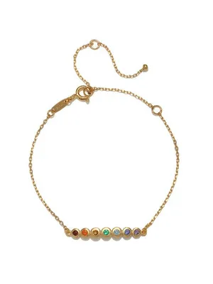 Satya Gold Multi Gem Chakra Bracelet