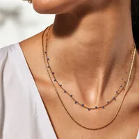 Jenny Bird Gold 'Modri' Double Strand Necklace