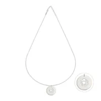 Kurshuni Silver I Am Beautiful Necklace