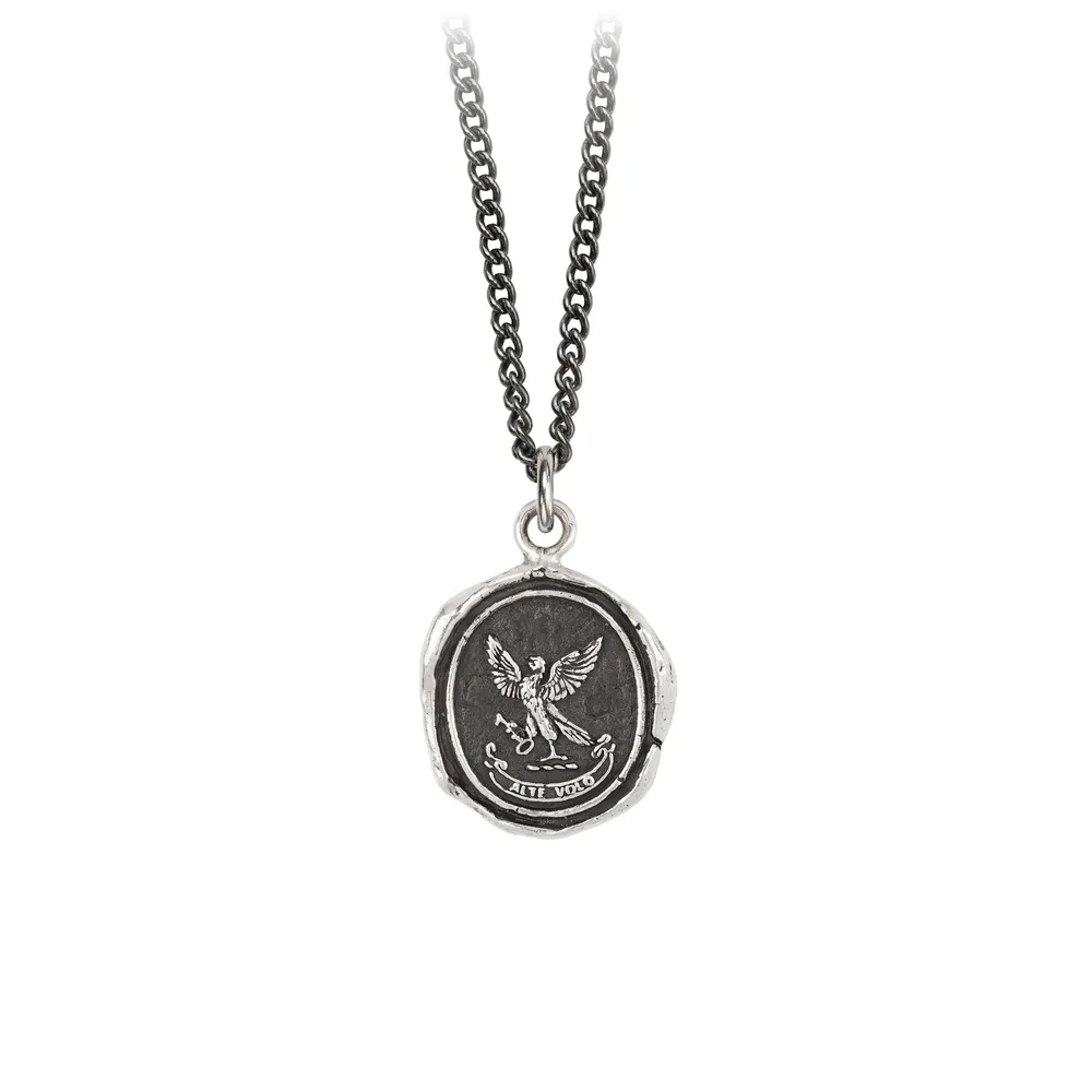 Pyrrha Silver 'Limitless' Necklace 18"