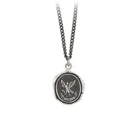 Pyrrha Silver 'Limitless' Necklace 18"