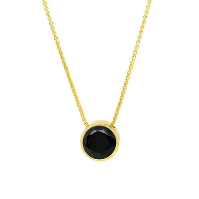 Dean Davidson Gold Black Onyx Signature Necklace