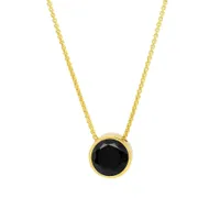 Dean Davidson Gold Black Onyx Signature Necklace