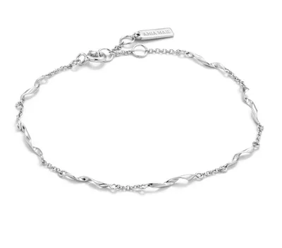 Ania Haie Silver Helix Bracelet