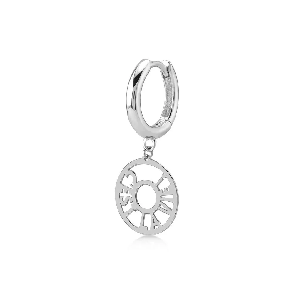 KURSHUNI Silver C'EST LA VIE! Single Earring