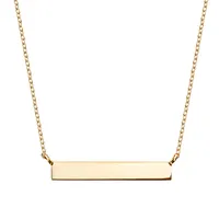 Birks 18K YG Horizontal Bar Necklace