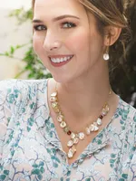 Holly Yashi Neutral Silver Margo Earrings