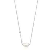 Ania Haie Silver Pearl Necklace