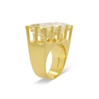 Dean Davidson Gold Morganite Castle Ring Size 8