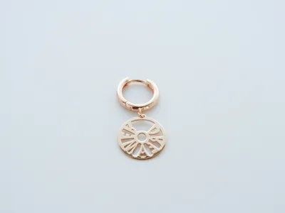 KURSHUNI Rose Gold DREAMER Single Earring