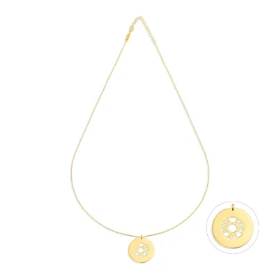 Kurshuni Gold Hope Joy Love Necklace