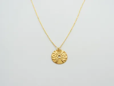 Kurshuni Gold Hope Necklace