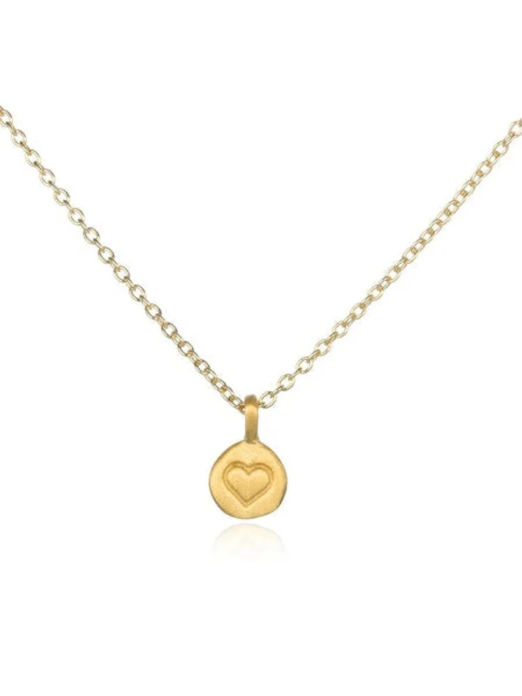 Satya Gold Love Heart Necklace