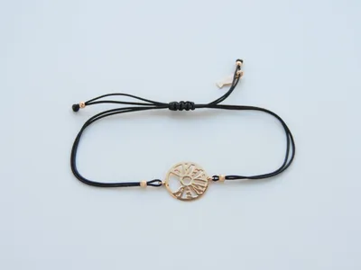 Kurshuni Rose Gold Dreamer String Bracelet