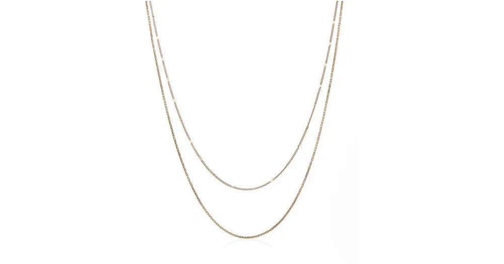 Jenny bird Gold 'Surfside' Duo Chain Necklace