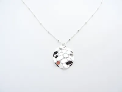 Marseille Silver Mosaic Necklace