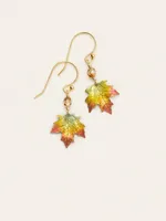 Holly Yashi Peach Sugar Maple Earrings