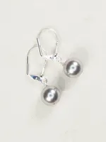 Holly Yashi Light Gray Classic Earrings