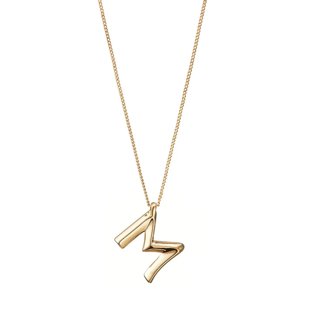 Jenny Bird Monogram Necklace 'M'