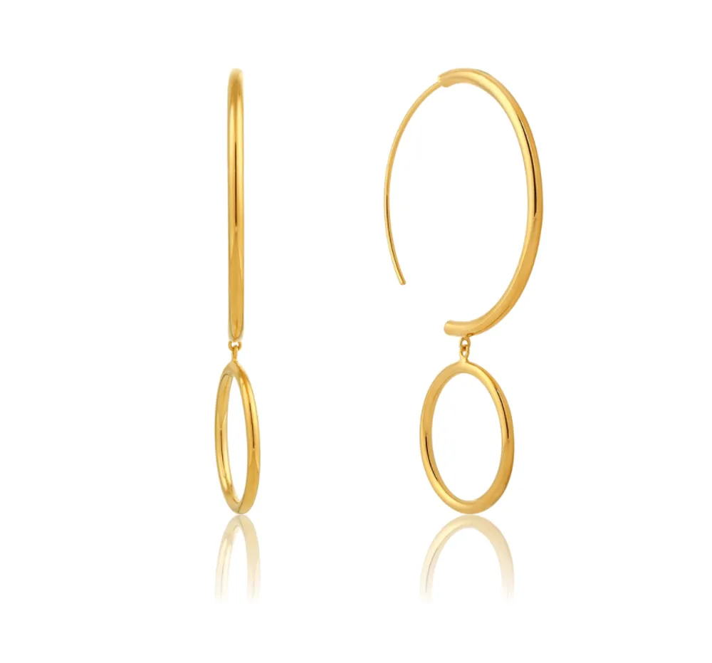 Ania Haie GV Double Hoop Earrings