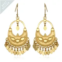 Satya Gold Veils Earrings - Petal Chandelier