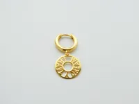 KURSHUNI Gold I HAVE A DREAM Single Earring